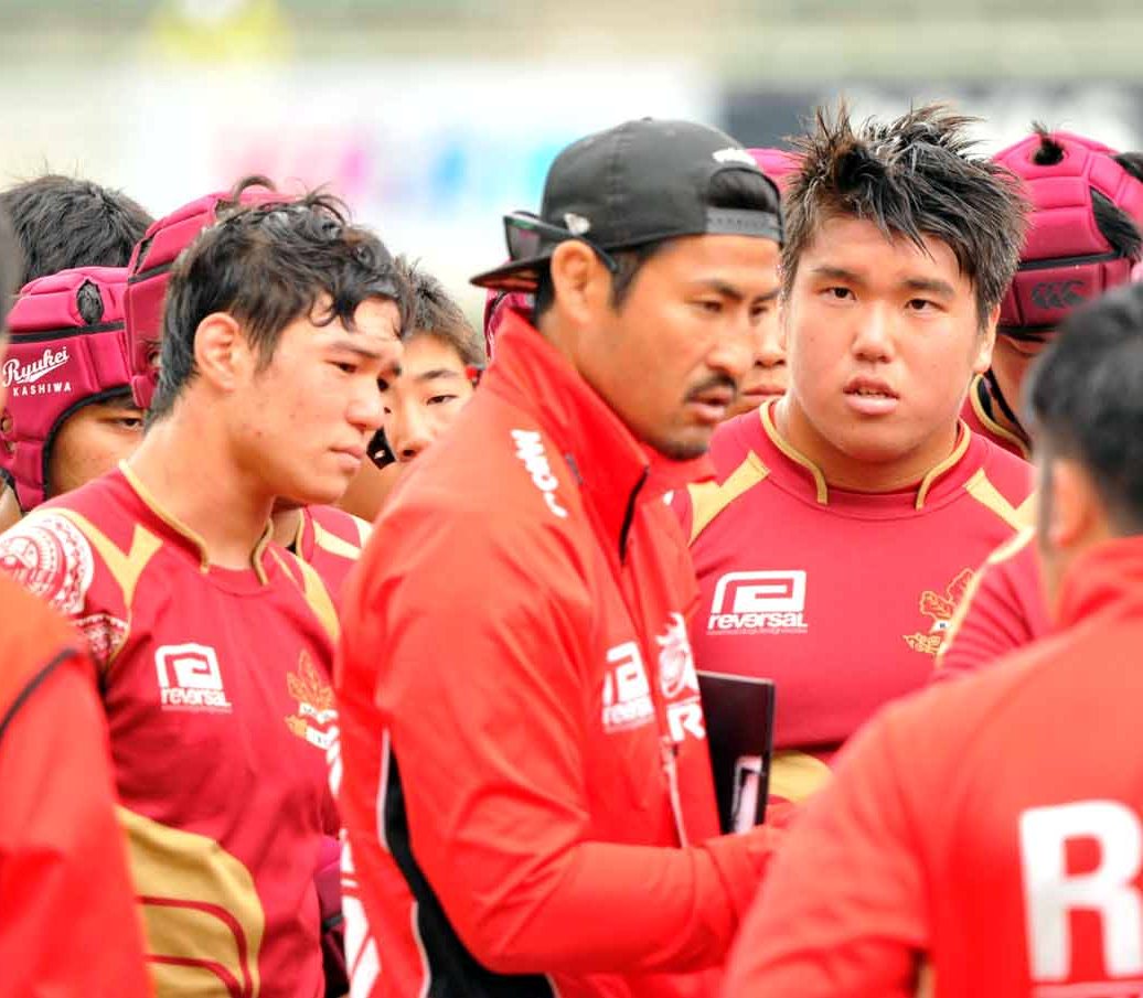 Rugby football club coach Ryota Ai